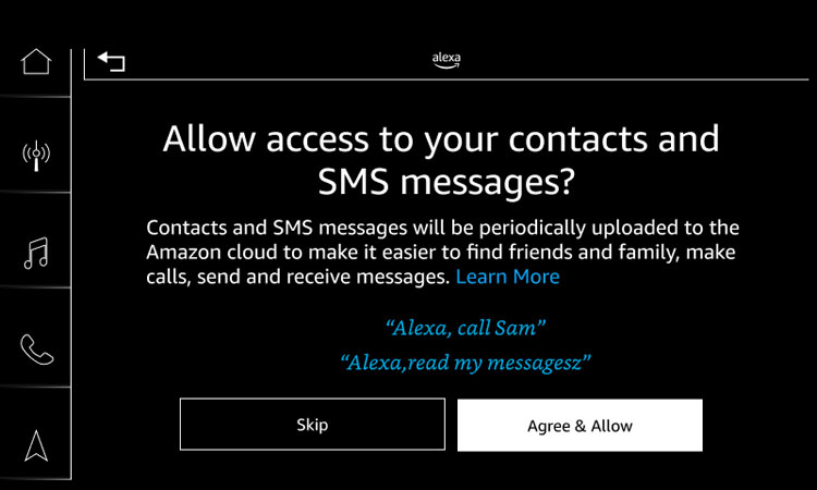Alexa Setup flow for Vinfast