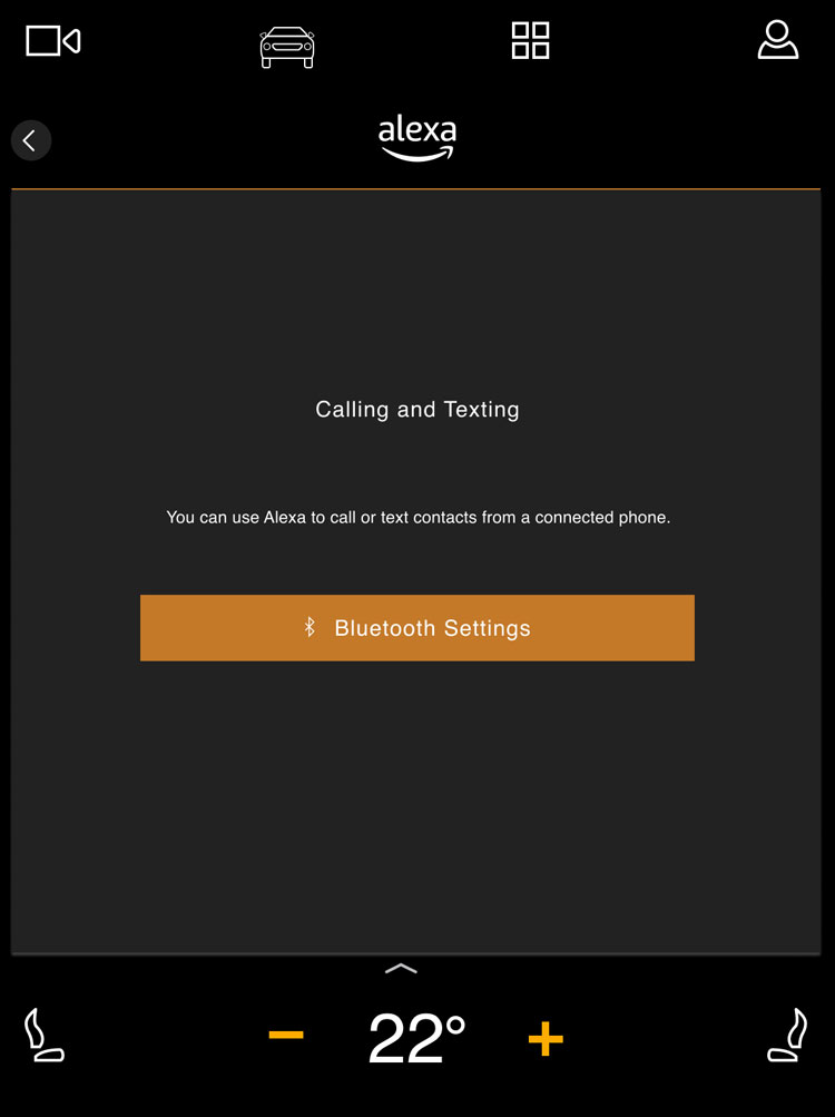 Polestar Settings Sounds Screen