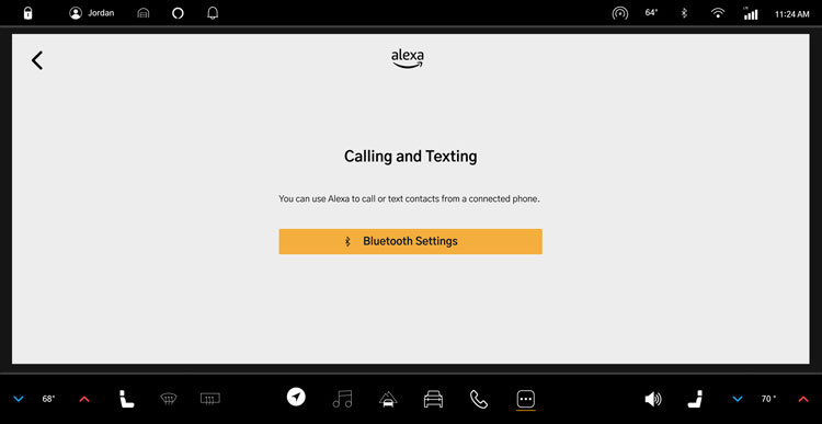 Polestar Settings Sounds Screen