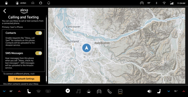 Polestar Settings Sounds Screen