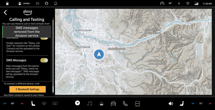 Polestar Settings Sounds Screen