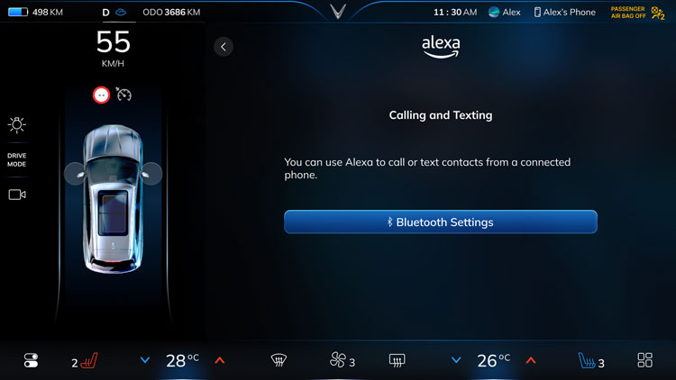 Polestar Settings Sounds Screen